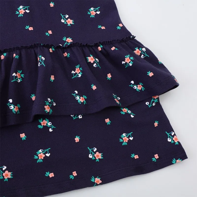Toddler/Kid Girl's Allover Floral Design Dress for Summer