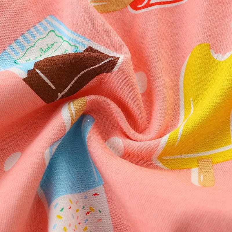 Toddler/Kid Girl's Ice Cream Print Sleeveless Dress