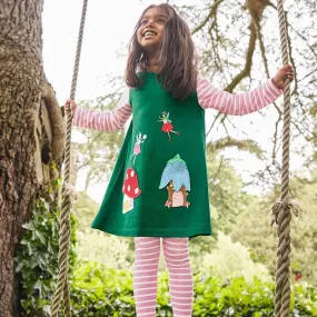 Toddler/Kid Girl's Long Sleeve Cartoon Embroidery Dress
