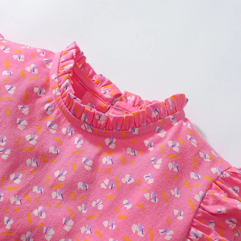 Toddler/Kid Girl's Long Sleeve Cutie Elephant Design Dress