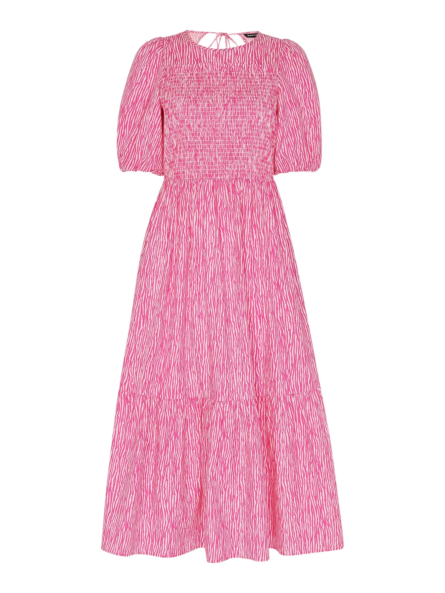 Uneven Lines Midi Dress