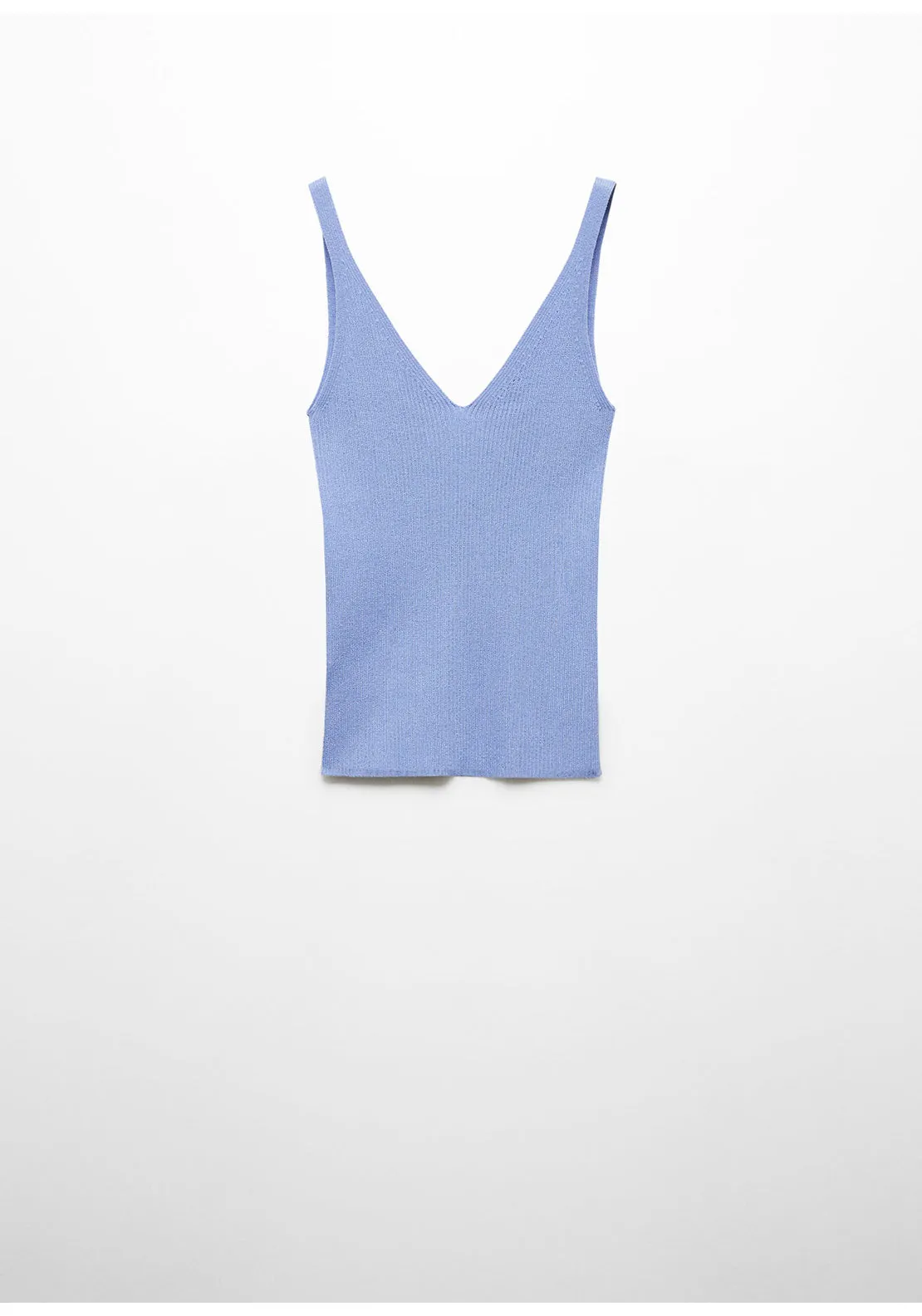 V-neck knitted top