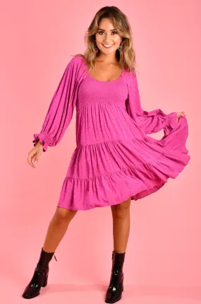 VJHD267 - VIOLET DRESS - MAGENTA