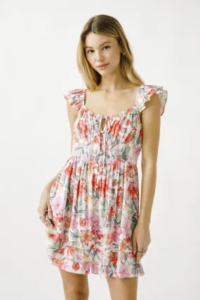 Warm Multi Floral Dress