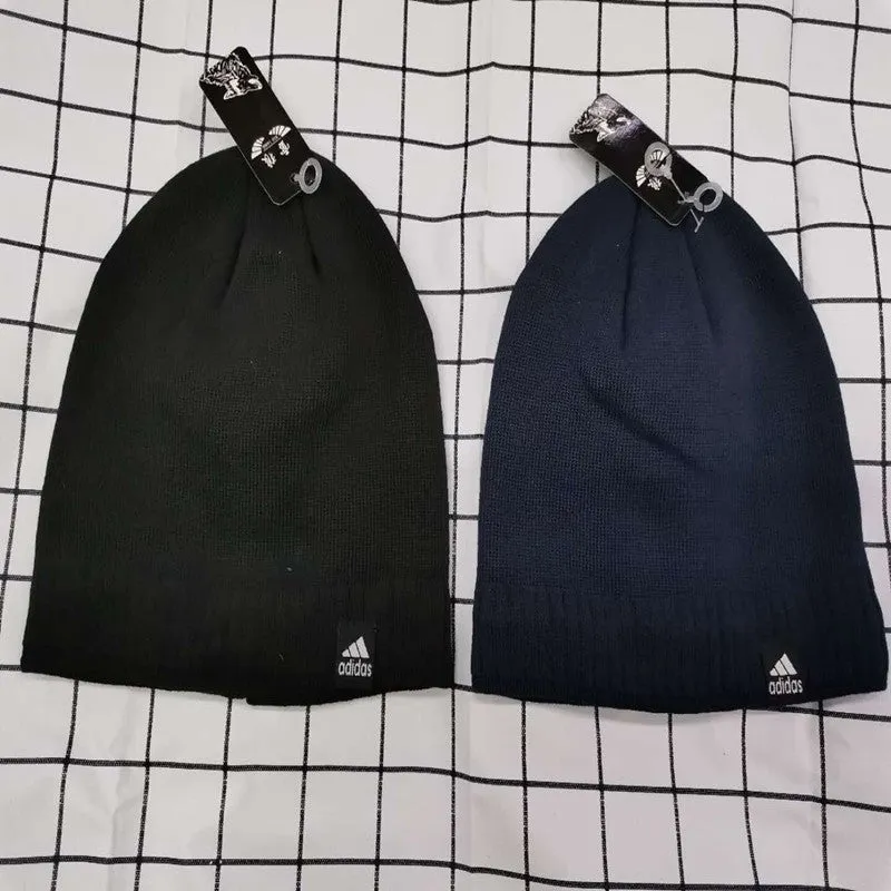 Warm Winter Knit Beanie Hats  Camouflage Woolen Cap Men Unisex