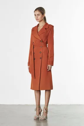 Warrior Trench Coat With Detachable Sleeves