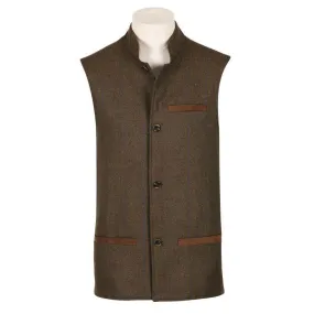 William Powell Mens Tweed Gilet - Braemore
