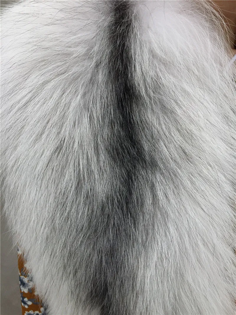 Wool Slim Waistcoat Genuine Fox Fur  Vest