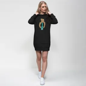 Yellow Rock with Water Premium Adult Hoodie Dress