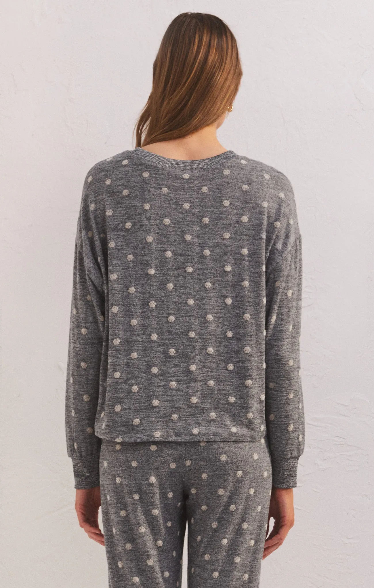 Z Supply Softie Paw LS Top