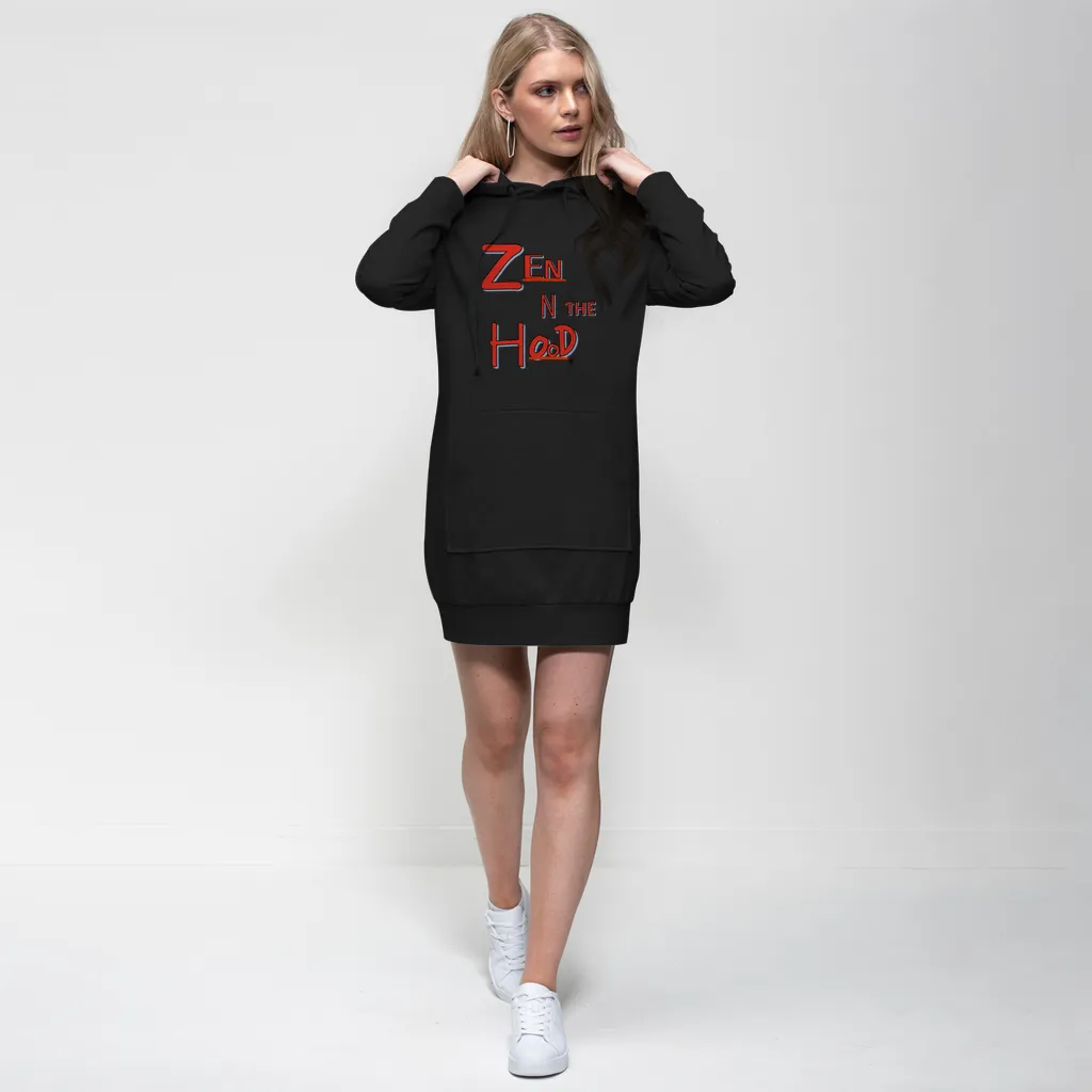 Zen in the Hood Premium Adult Hoodie Dress