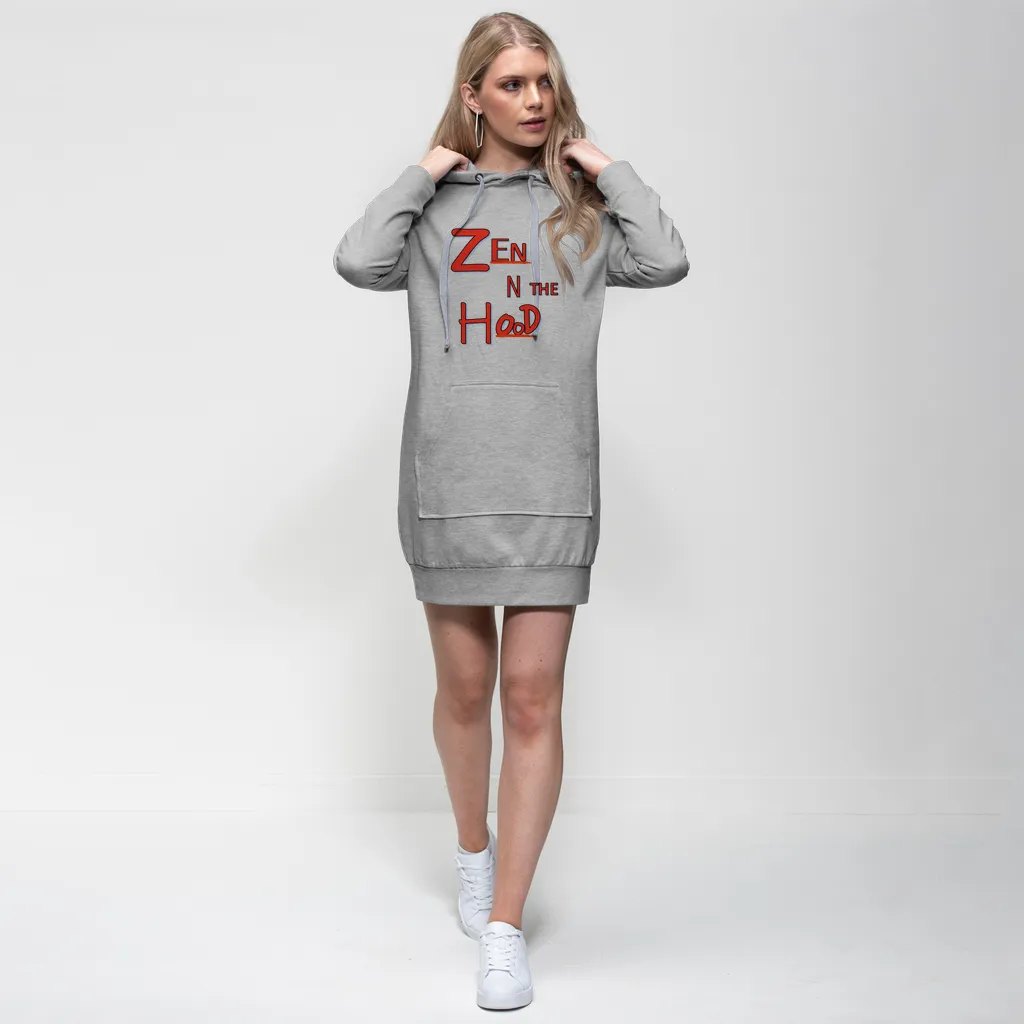 Zen in the Hood Premium Adult Hoodie Dress